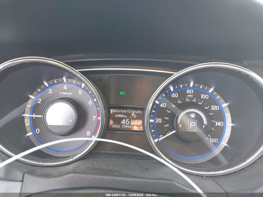 2014 Hyundai Sonata Gls VIN: 5NPEB4AC6EH896475 Lot: 43891135