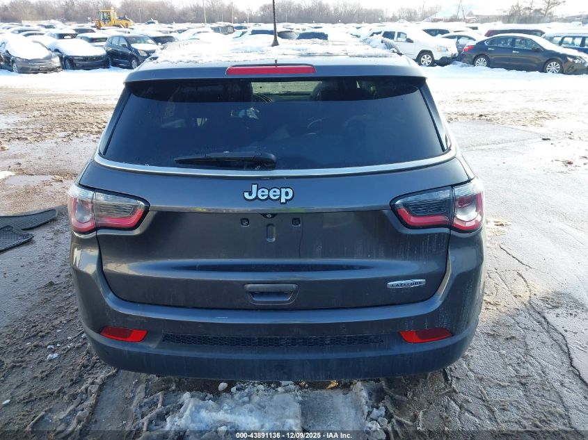 2019 Jeep Compass Latitude Fwd VIN: 3C4NJCBB7KT726608 Lot: 43891136