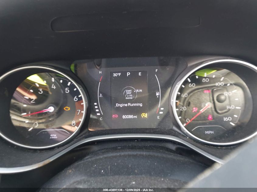 2019 Jeep Compass Latitude Fwd VIN: 3C4NJCBB7KT726608 Lot: 43891136