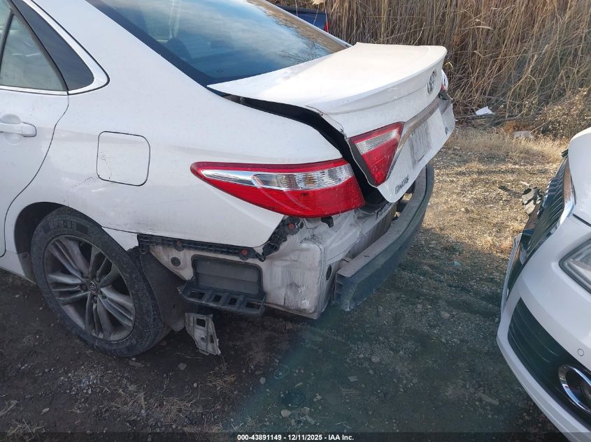 2016 Toyota Camry Se VIN: 4T1BF1FK2GU148221 Lot: 43891149