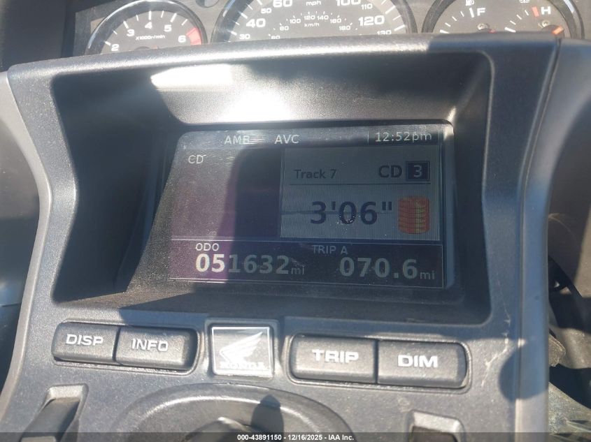 2009 Honda Gl1800 VIN: 1HFSC47H29A802128 Lot: 43891150