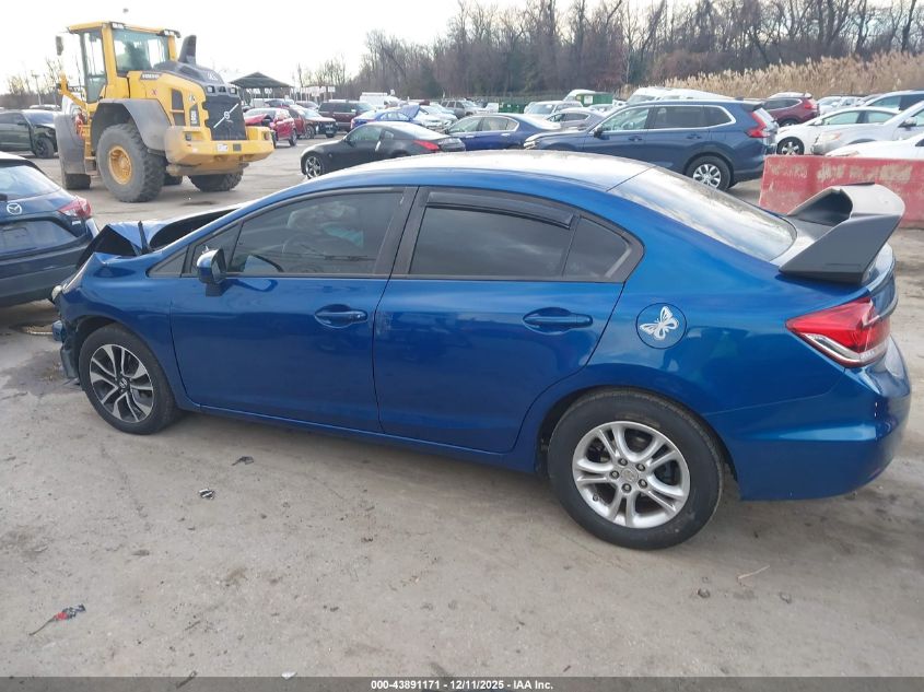 2015 Honda Civic Ex VIN: 19XFB2F88FE070598 Lot: 43891171