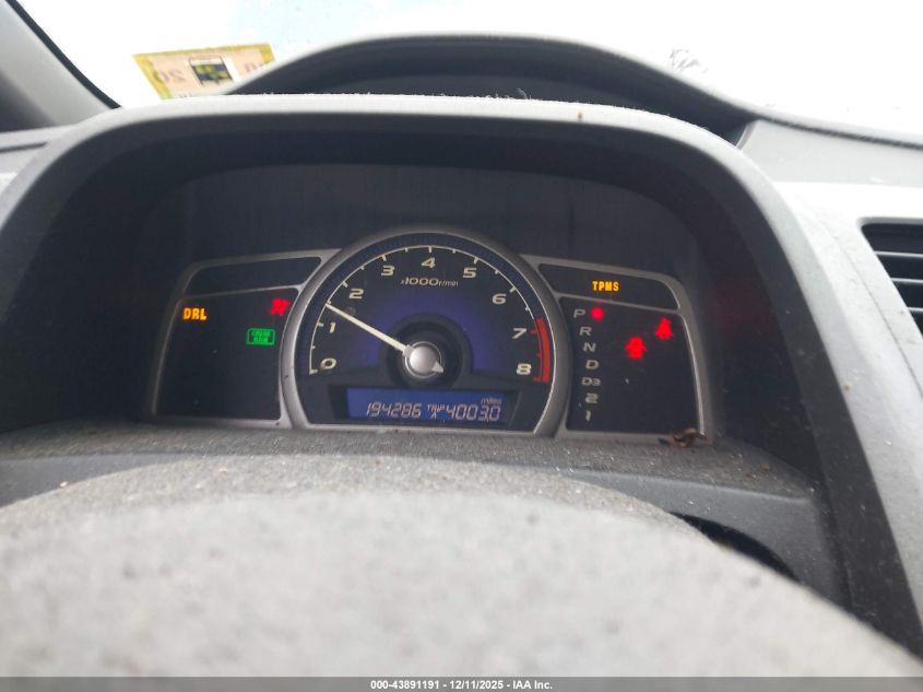 2008 Honda Civic Lx VIN: 1HGFA16508L010068 Lot: 43891191