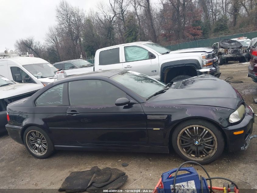 2002 BMW M3 VIN: WBSBL93442JR14082 Lot: 43891229