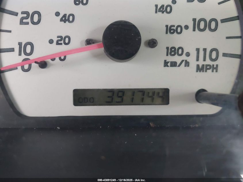 2003 Toyota Tacoma Base V6 VIN: 5TEWN72N43Z242615 Lot: 43891249