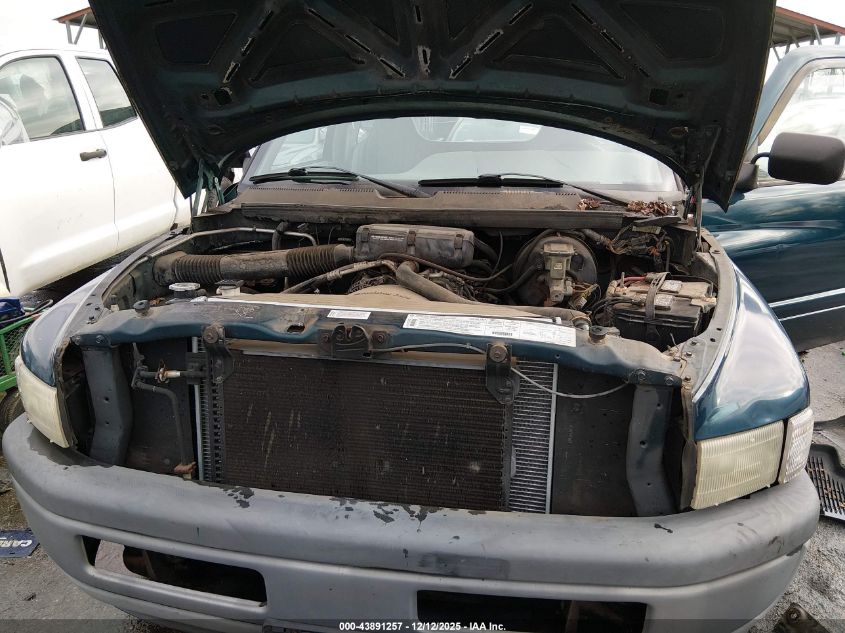 1996 Dodge Ram 1500 VIN: 1B7HC16X9TS692076 Lot: 43891257