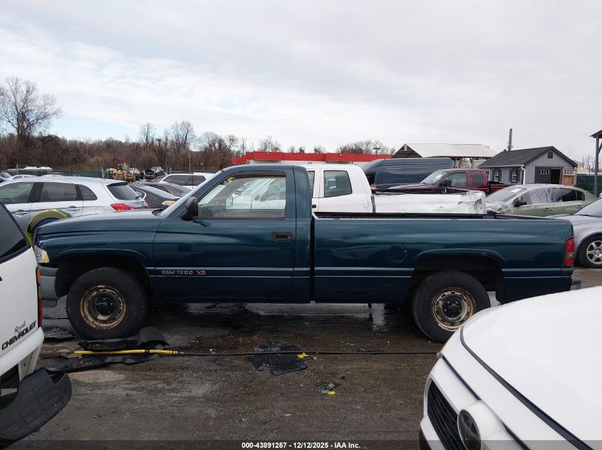 1996 Dodge Ram 1500 VIN: 1B7HC16X9TS692076 Lot: 43891257