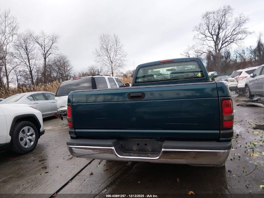 1996 Dodge Ram 1500 VIN: 1B7HC16X9TS692076 Lot: 43891257