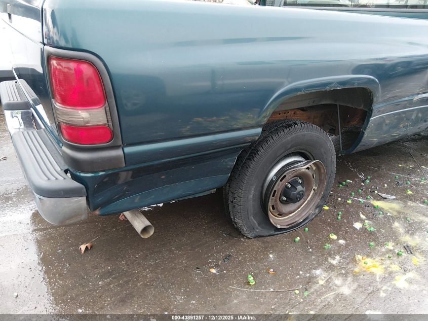 1996 Dodge Ram 1500 VIN: 1B7HC16X9TS692076 Lot: 43891257