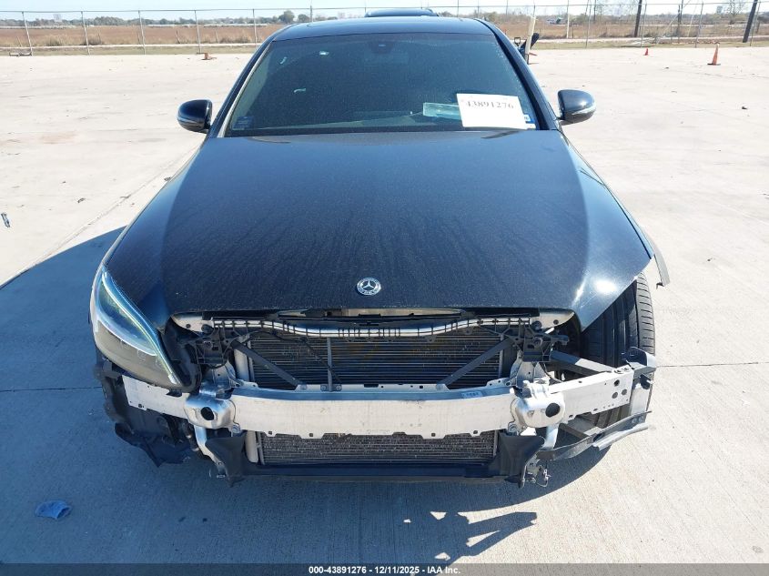 2021 Mercedes-Benz C 300 Sedan VIN: W1KWF8DB0MR637724 Lot: 43891276