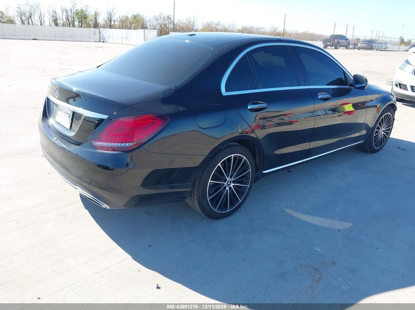 Vin: w1kwf8db0mr637724, lot: 44386834, mercedes-benz c 300 sedan 20214