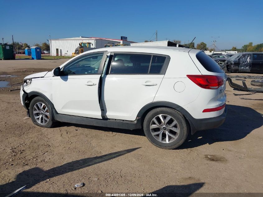 2015 Kia Sportage Lx VIN: KNDPBCAC4F7710294 Lot: 43891305
