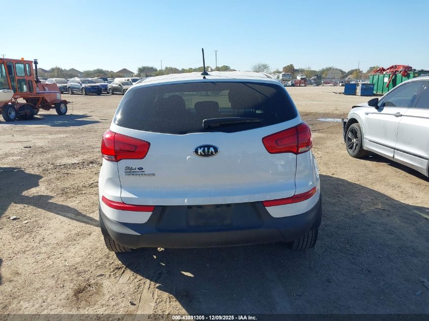 2015 Kia Sportage Lx VIN: KNDPBCAC4F7710294 Lot: 43891305