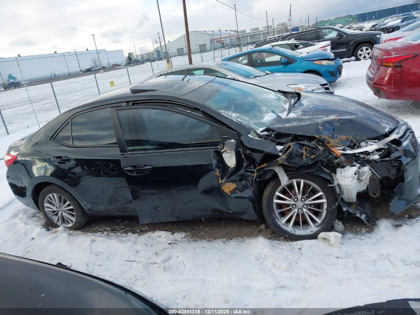2015 Toyota Corolla Le Plus VIN: 2T1BURHE9FC299441 Lot: 43891318