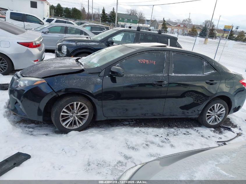 2015 Toyota Corolla Le Plus VIN: 2T1BURHE9FC299441 Lot: 43891318