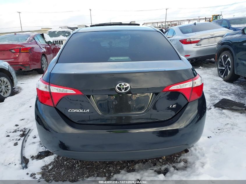 2015 Toyota Corolla Le Plus VIN: 2T1BURHE9FC299441 Lot: 43891318