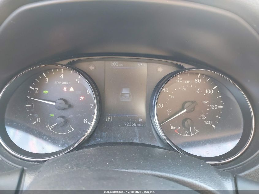 2020 Nissan Rogue Sv Intelligent Awd VIN: JN8AT2MV3LW107451 Lot: 43891335