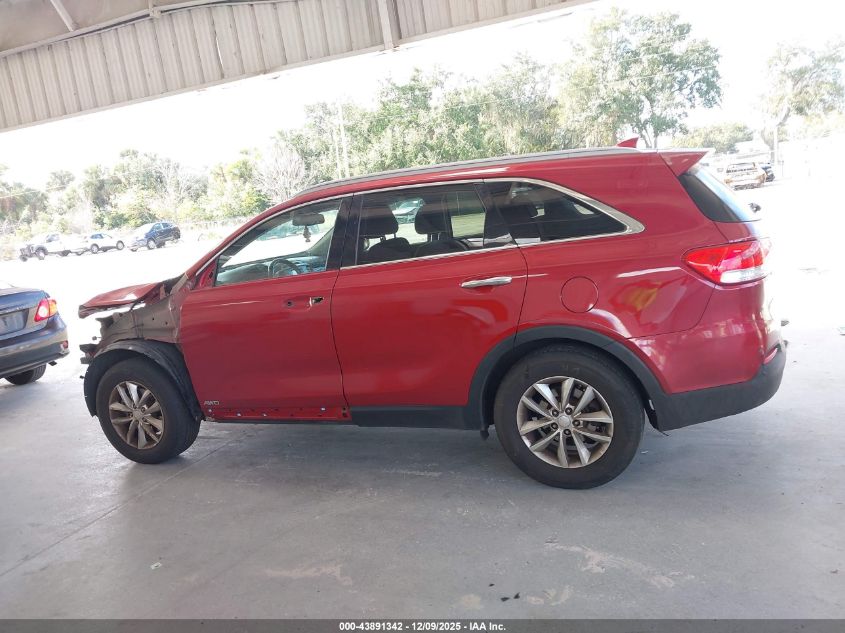 2016 Kia Sorento 2.4L Lx VIN: 5XYPGDA35GG006388 Lot: 43891342