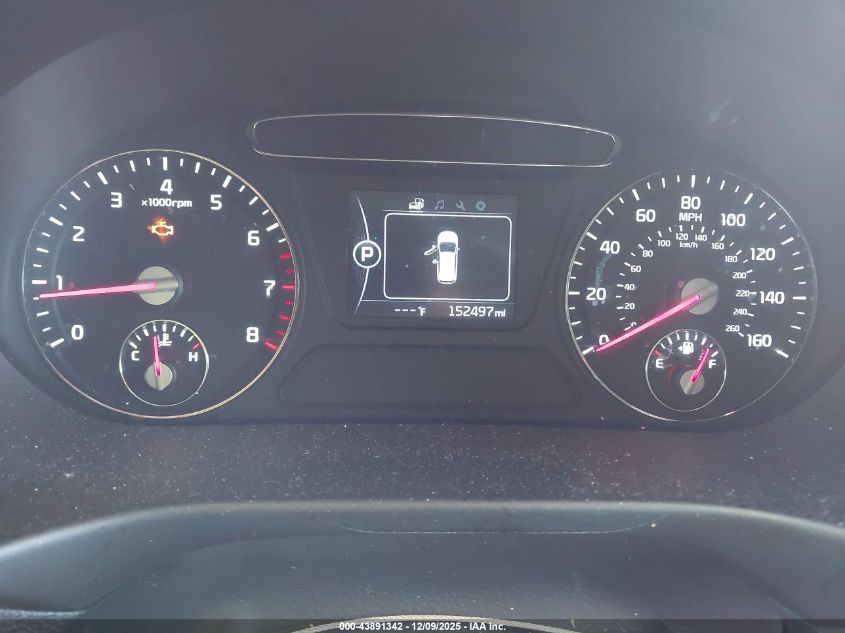 2016 Kia Sorento 2.4L Lx VIN: 5XYPGDA35GG006388 Lot: 43891342