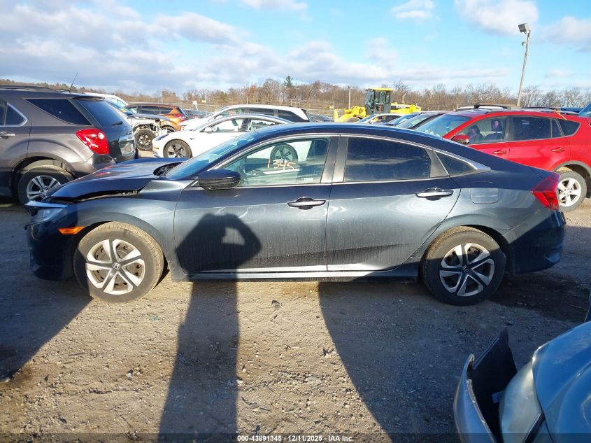 2018 Honda Civic Lx VIN: 2HGFC2F50JH609684 Lot: 43891345