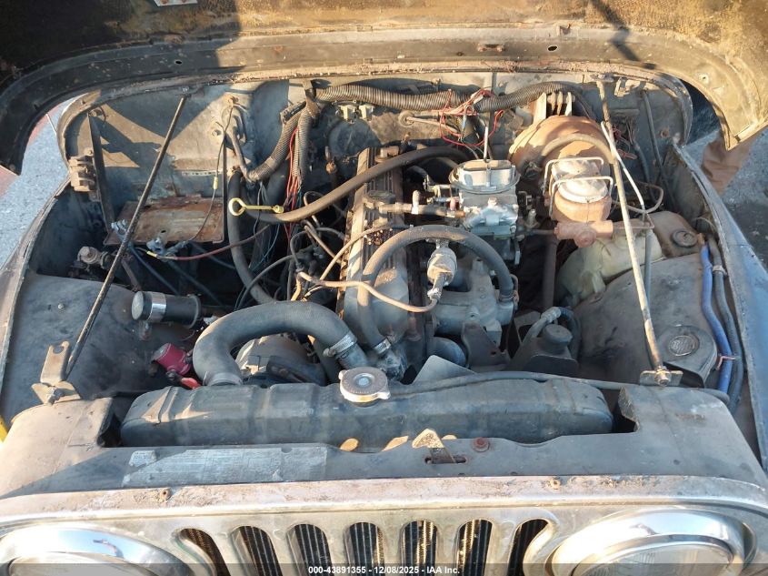 1986 Jeep Jeep Cj7 VIN: 1JCCE87E9GT131868 Lot: 43891355