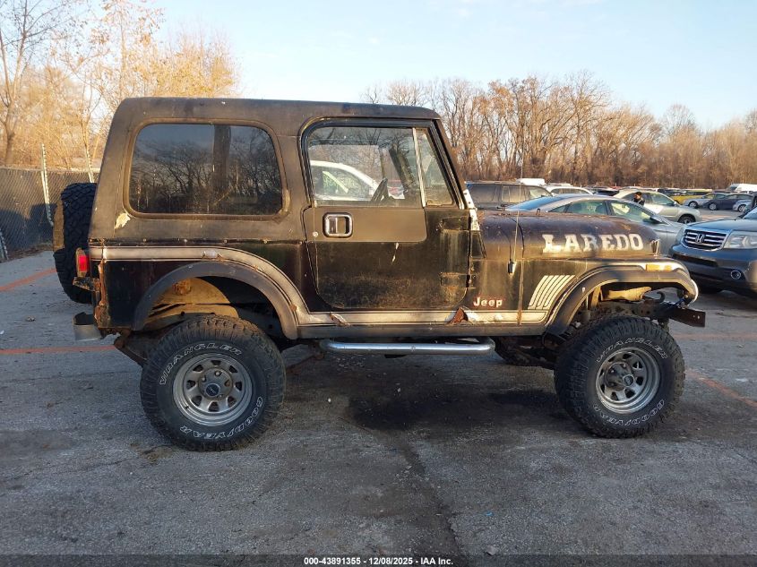 1986 Jeep Jeep Cj7 VIN: 1JCCE87E9GT131868 Lot: 43891355