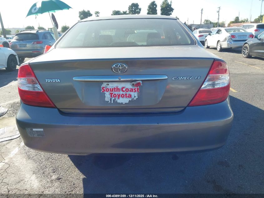 2004 Toyota Camry Le VIN: 4T1BE32K24U789868 Lot: 43891359