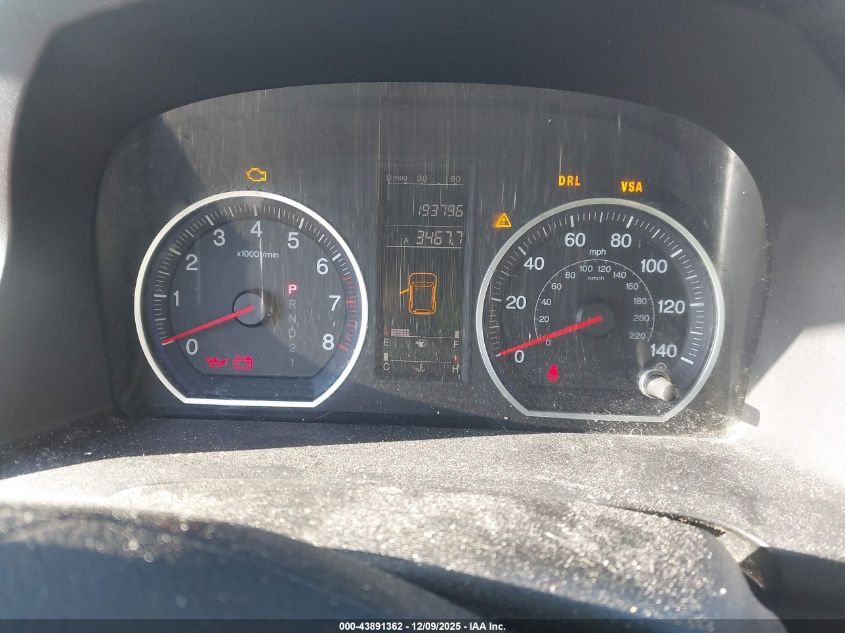 2009 Honda Cr-V Lx VIN: 5J6RE483X9L020289 Lot: 43891362