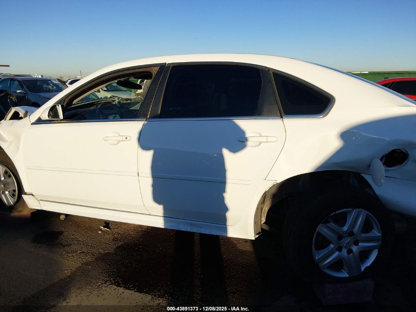 2011 Chevrolet Impala Ls VIN: 2G1WF5EK5B1209587 Lot: 43891373