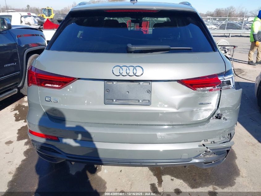 2022 Audi Q3 Premium Plus 45 Tfsi S Line Quattro Tiptronic VIN: WA1EECF38N1081514 Lot: 43891401