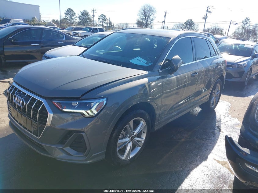VIN WA1EECF38N1081514 2022 AUDI Q3 PREMIUM PLUS 45 TFSI S LINE QUATTRO TIPTRONIC