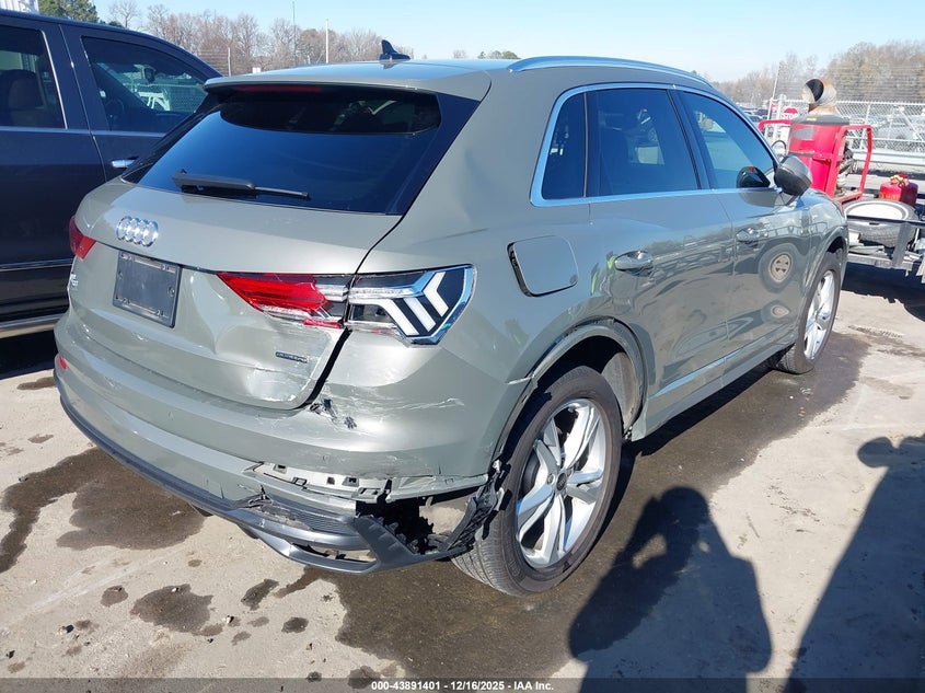 VIN WA1EECF38N1081514 2022 AUDI Q3 PREMIUM PLUS 45 TFSI S LINE QUATTRO TIPTRONIC
