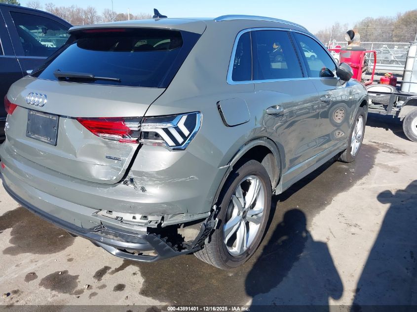 2022 Audi Q3 Premium Plus 45 Tfsi S Line Quattro Tiptronic VIN: WA1EECF38N1081514 Lot: 43891401