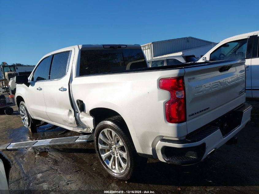 2021 Chevrolet Silverado 1500 4Wd Short Bed High Country VIN: 3GCUYHED7MG155571 Lot: 43891419