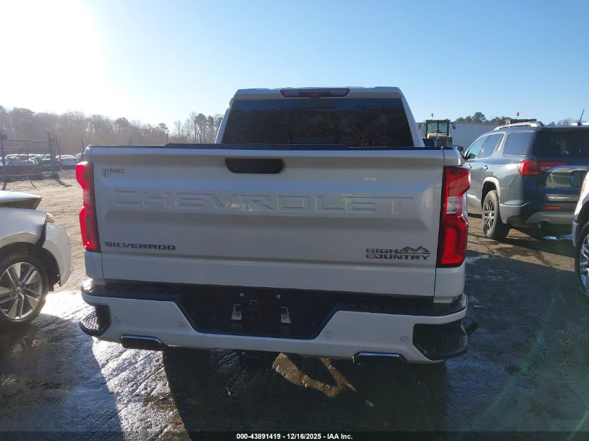 2021 Chevrolet Silverado 1500 4Wd Short Bed High Country VIN: 3GCUYHED7MG155571 Lot: 43891419