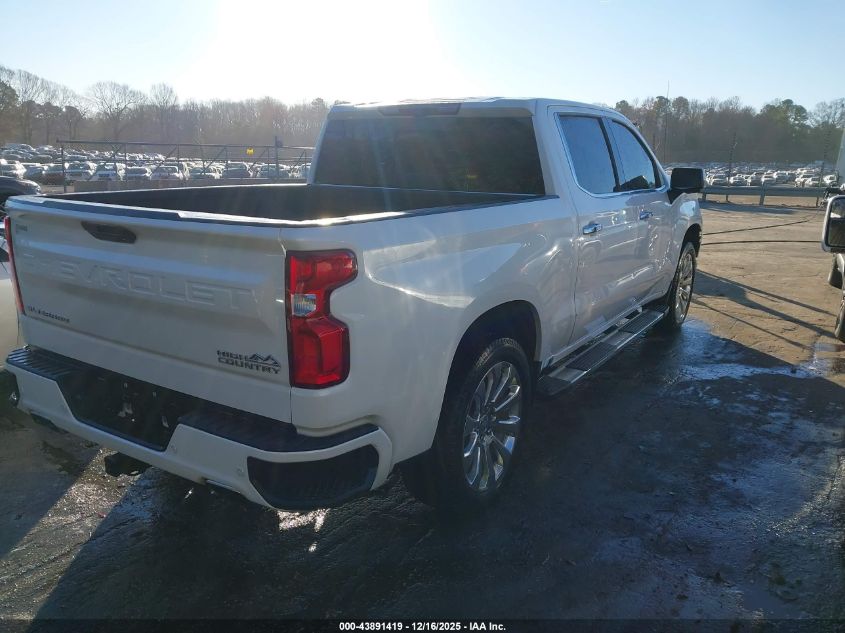 2021 Chevrolet Silverado 1500 4Wd Short Bed High Country VIN: 3GCUYHED7MG155571 Lot: 43891419