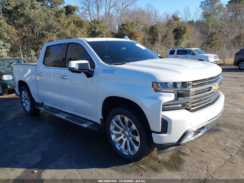 2021 Chevrolet Silverado 1500 4Wd Short Bed High Country VIN: 3GCUYHED7MG155571 Lot: 43891419