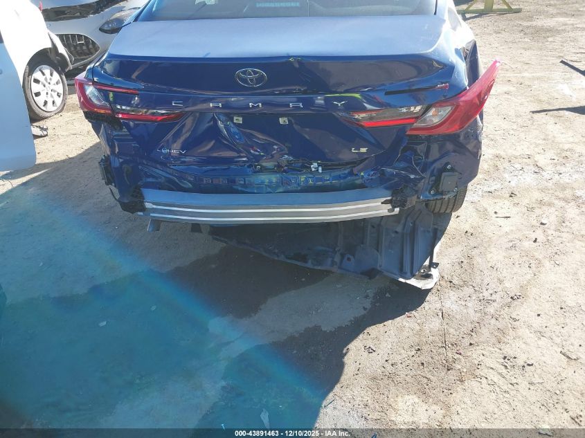 2025 Toyota Camry Le VIN: 4T1DAACK2SU049158 Lot: 43891463