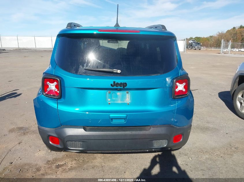 2020 Jeep Renegade Altitude Fwd VIN: ZACNJABBXLPL39979 Lot: 43891496