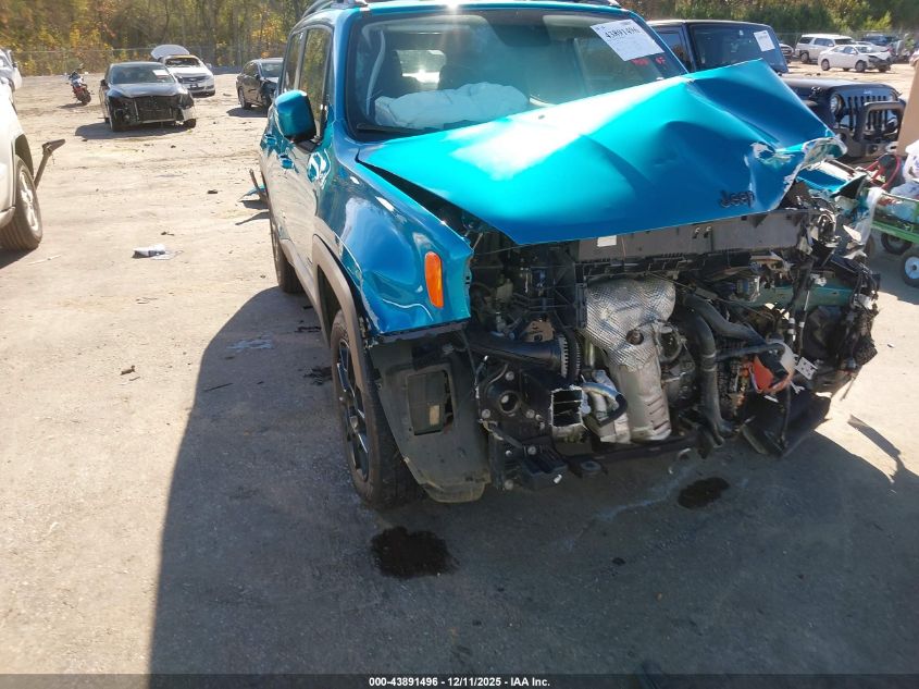 2020 Jeep Renegade Altitude Fwd VIN: ZACNJABBXLPL39979 Lot: 43891496