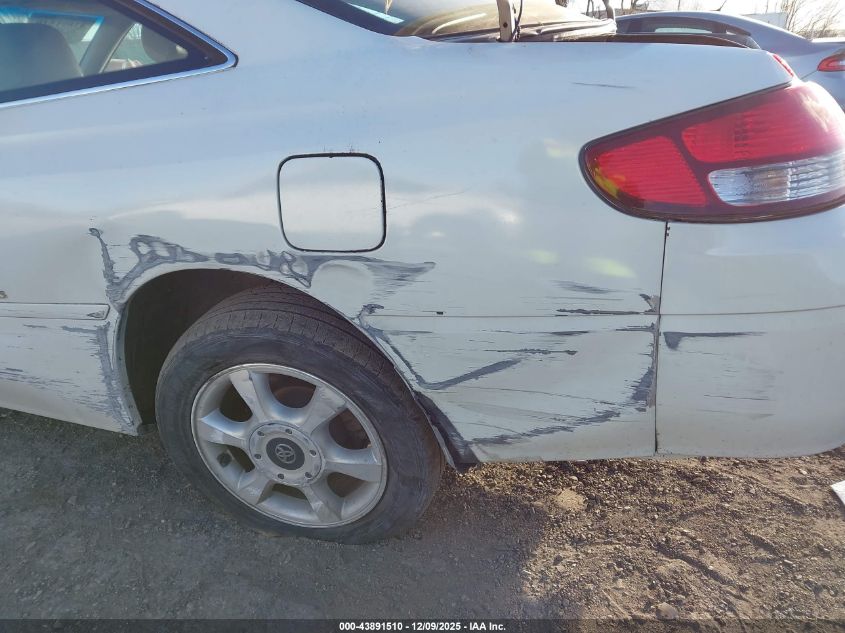 2000 Toyota Camry Solara Sle V6 VIN: 2T1CF22P6YC371585 Lot: 43891510