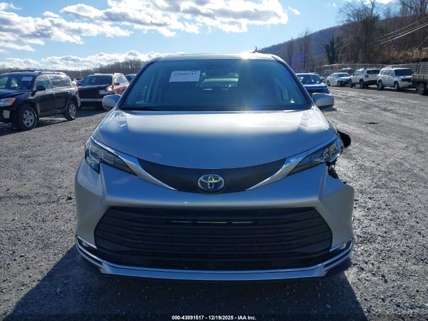 2021 Toyota Sienna Xle VIN: 5TDYRKEC7MS052140 Lot: 43891517