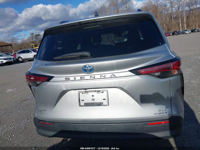 2021 Toyota Sienna Xle VIN: 5TDYRKEC7MS052140 Lot: 43891517