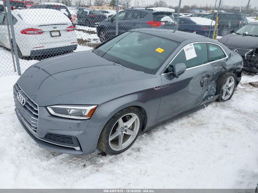 2018 Audi A5 2.0T Premium VIN: WAUTNAF59JA002619 Lot: 43891519