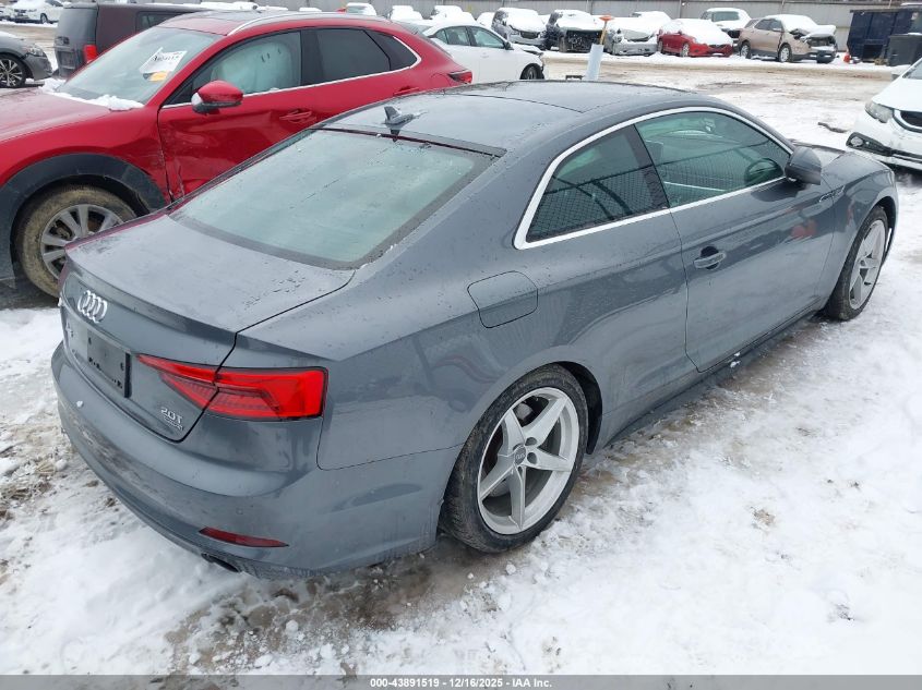 2018 Audi A5 2.0T Premium VIN: WAUTNAF59JA002619 Lot: 43891519