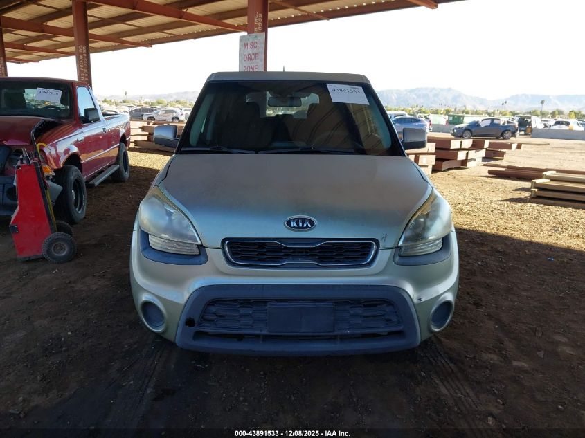 2012 Kia Soul VIN: KNDJT2A55C7436727 Lot: 43891533