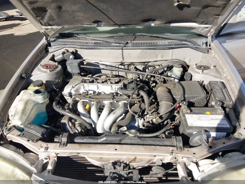 2002 Toyota Corolla Le VIN: 2T1BR12E82C557728 Lot: 43891554