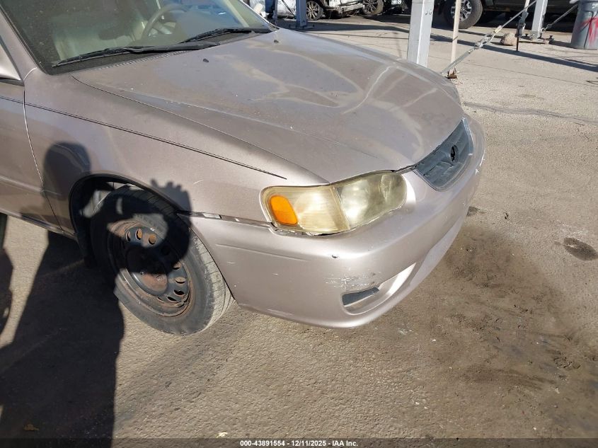 2002 Toyota Corolla Le VIN: 2T1BR12E82C557728 Lot: 43891554