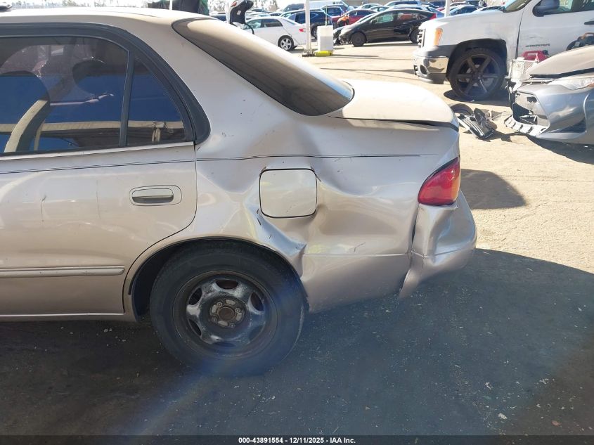 2002 Toyota Corolla Le VIN: 2T1BR12E82C557728 Lot: 43891554