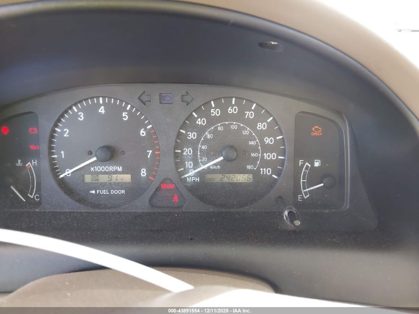 2002 Toyota Corolla Le VIN: 2T1BR12E82C557728 Lot: 43891554